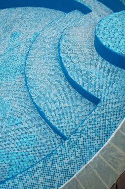  Mavi Çinili Yüzme Havuzu