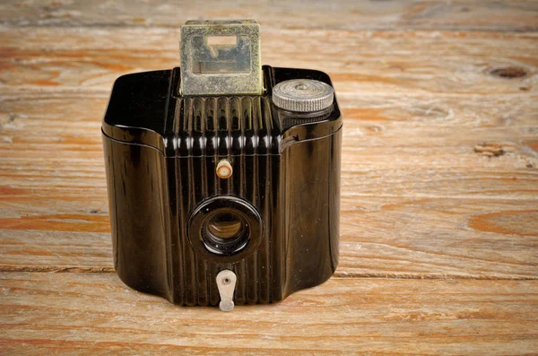 Старий фотоапарат фільм — стокове фото