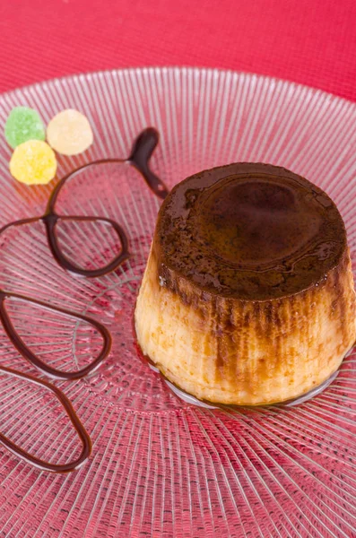 Flan, traditional dessert — Stock Photo, Image