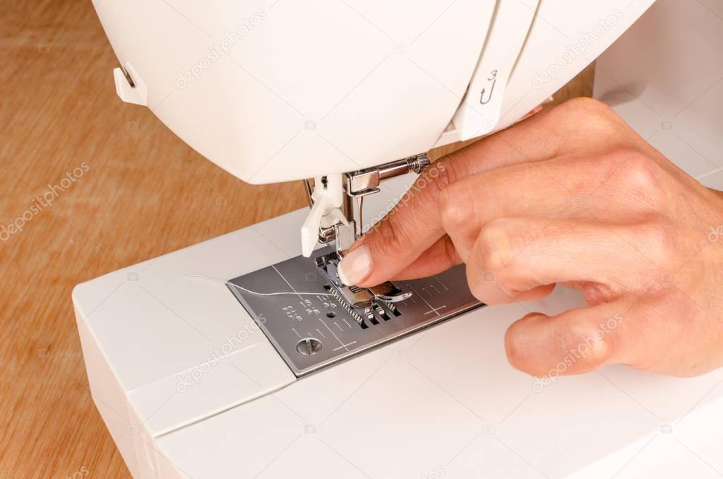 Mantainance of a sewing machine