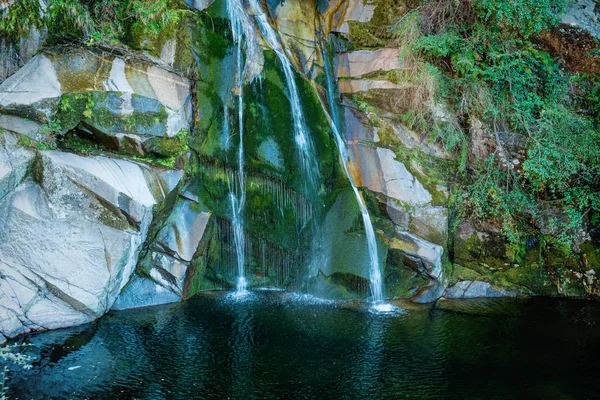 Small waterfall, La Cumbrecita, Argentina — Stock Photo, Image