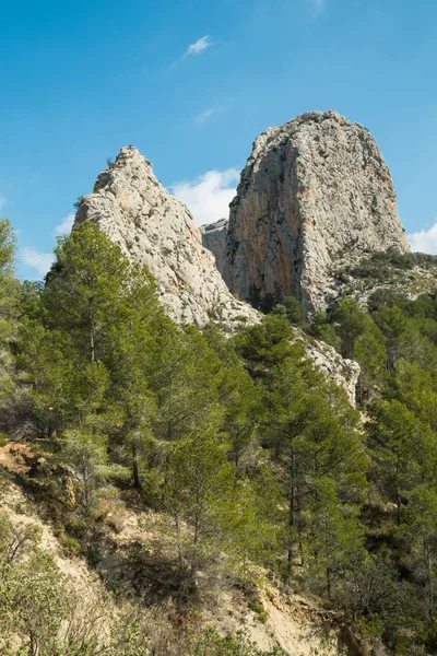 Mondo montano della Costa Blanca — Foto Stock