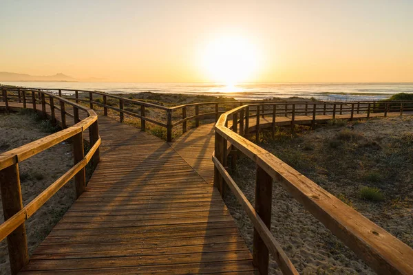 Costa blanca plaża — Zdjęcie stockowe