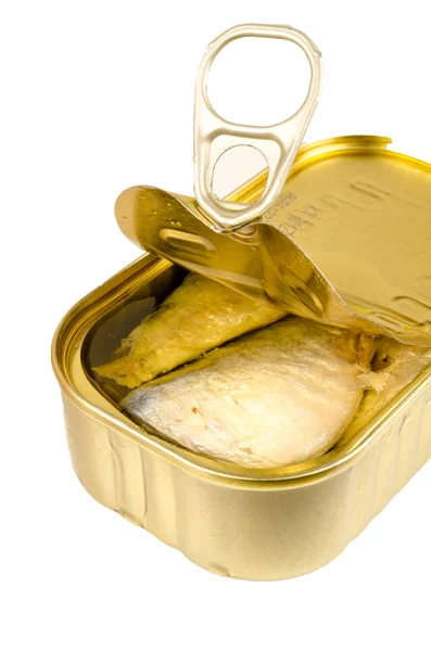 Sardines in olive oil — Stock Photo, Image