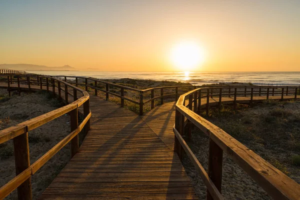 Costa blanca plaża — Zdjęcie stockowe