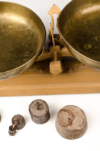 Vintage scales as they were used on markets — Stock Photo, Image