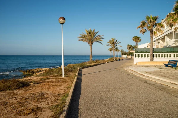 Santa Pola beach promenade — Stock Photo, Image