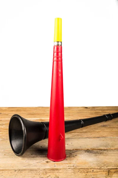Vuvuzela per gli appassionati di calcio — Foto Stock