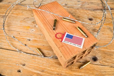 Tuğla ve dikenli tel ile Amerika ilk konsept