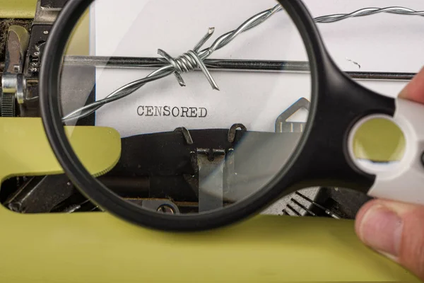 Concepto de libertad de prensa — Foto de Stock