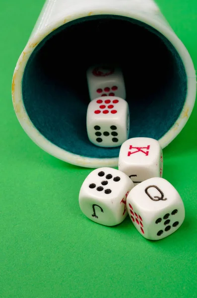Glücksspiel-Konzeptschuss — Stockfoto