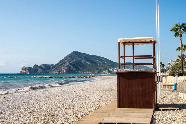 Spiaggia e baia di Altea — Foto Stock