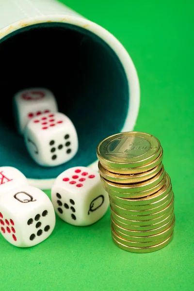 Szerencsejáték fogalmi lövés — Stock Fotó
