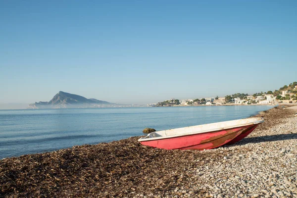 Altea bay z łodzi rybackich — Zdjęcie stockowe