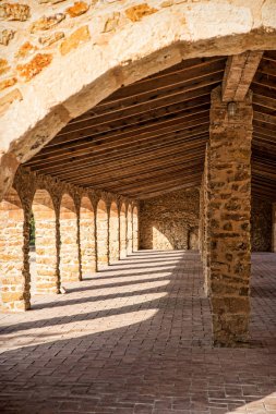 Geleneksel bir pazarın bina