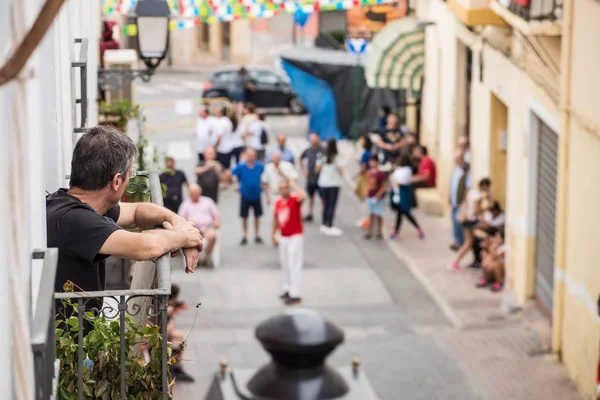 Traditional pelota match — Stock Photo, Image