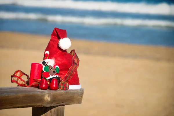 Weihnachten am Strand — Stockfoto