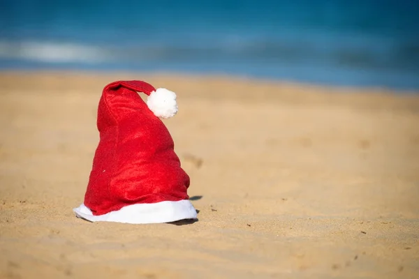 Natal na praia — Fotografia de Stock