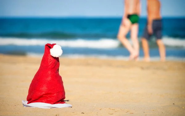 Natal na praia — Fotografia de Stock