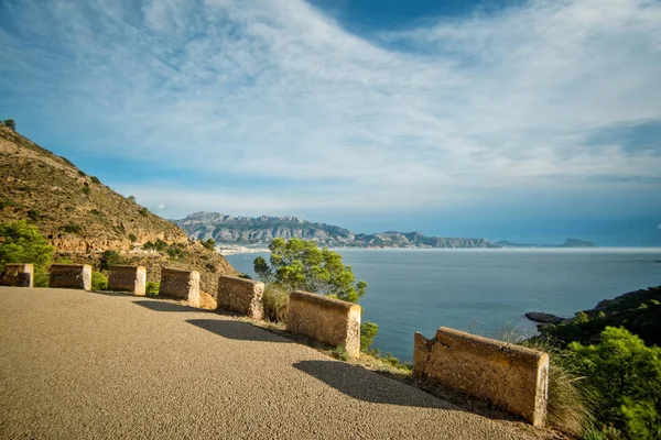 Costa blanca weg — Stockfoto