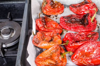 Izgara kırmızı biber