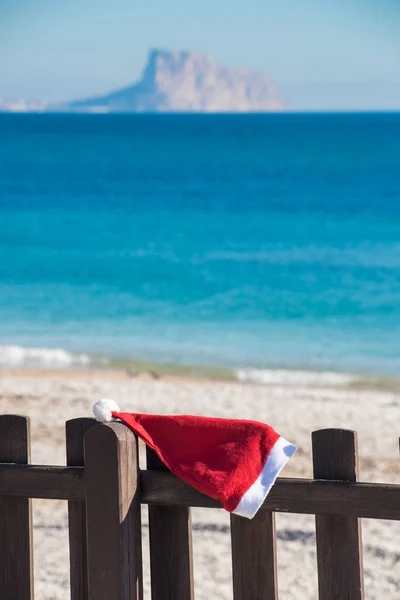 Wypoczynek na plaży Christmas — Zdjęcie stockowe