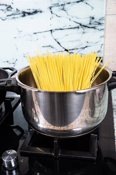 Pasta ready to be cooked — Stock Photo, Image