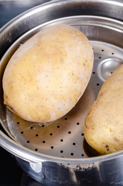 Patate bollite al vapore — Foto Stock