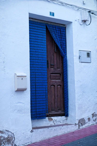Andalusisch dorp huisdeur — Stockfoto