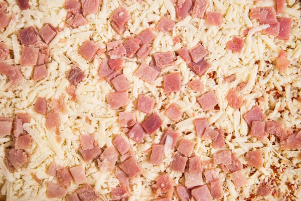 Pizza cruda full frame — Foto Stock