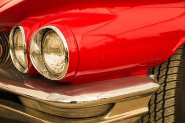 Eski model araba Far detay almak