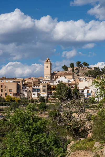 Polop hilltop village — Stock Photo, Image