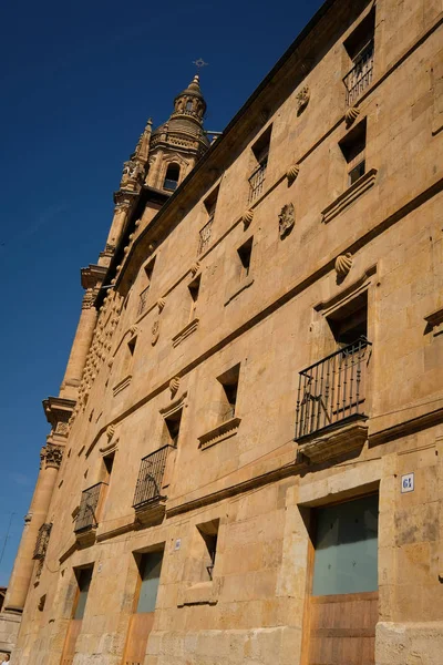 Facciata Del Centro Storico Salamanca — Foto Stock