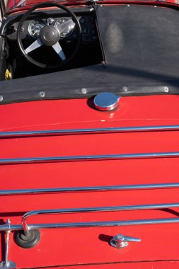 Klasik araba arkası.