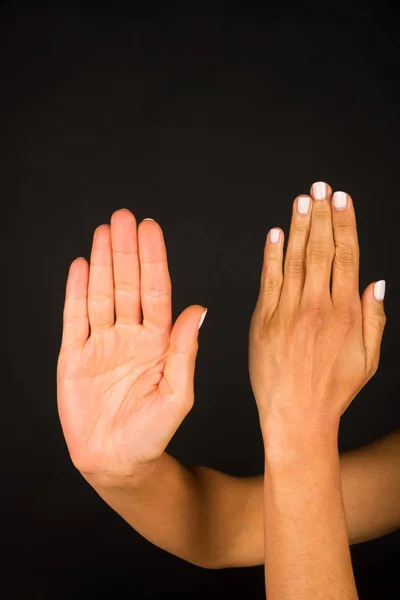 Emotional hand gestures — Stock Photo, Image