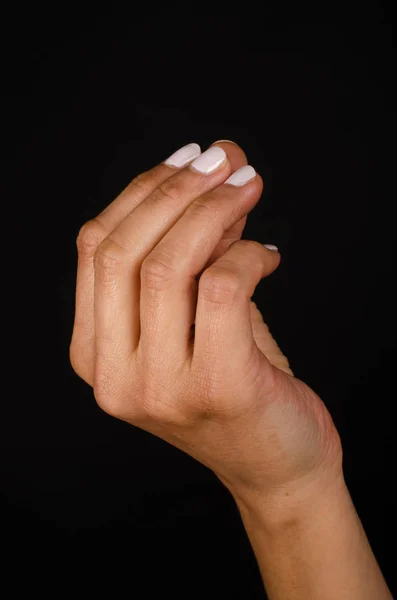 Emocjonalne gesty dłoni — Zdjęcie stockowe