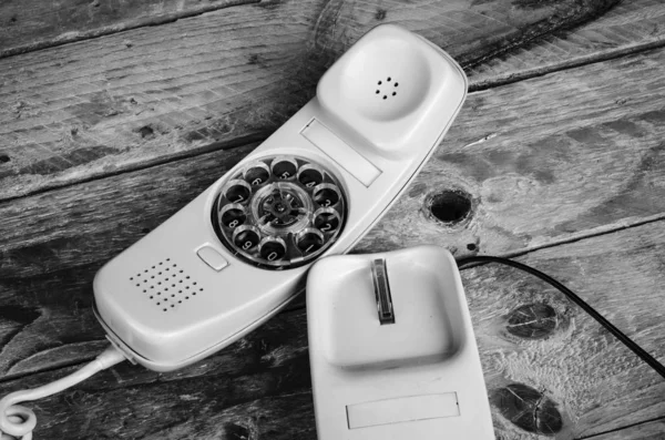 Starý dial telefon — Stock fotografie