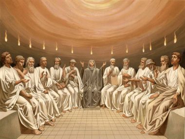 Pentecost. Kutsal Ruh kökenli.