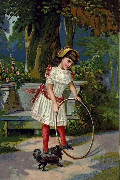 Çocuk oyun Retro resmi.