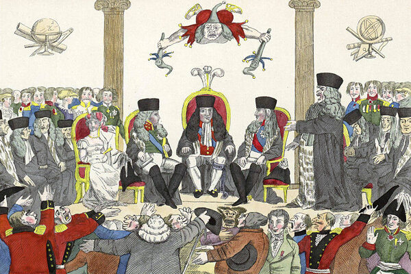 Военно-политическая карикатура XVIII века
.