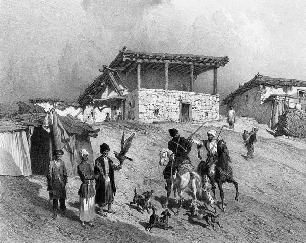 Den kaukasiska bosättningen. — Stockfoto