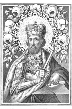 St. simgesini Prens Alexander Nevsky mübarek