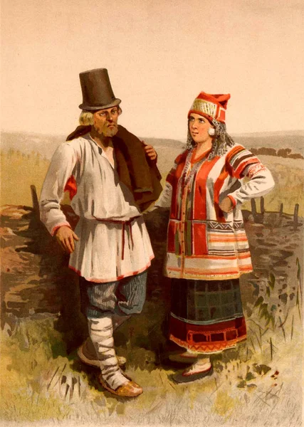 Ryazan. Mężczyzna i Kobieta. — Zdjęcie stockowe