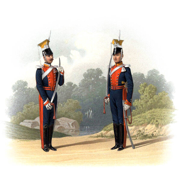 Старая фотография офицеров и солдат Российской империи
.