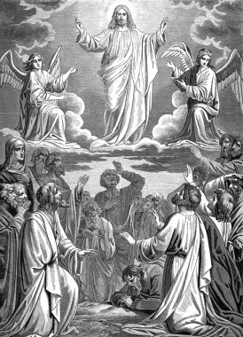 Rab İsa Mesih'in yükseliş.