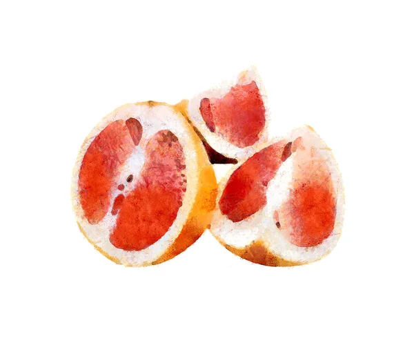 Picture Citrus White Background — ストック写真