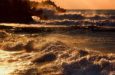 günbatımı, fırtına