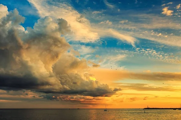 Beautiful Sky Black Sea Coast — Stock Photo, Image