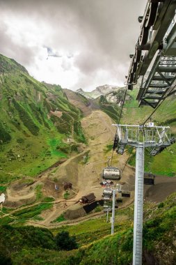 Highlands güzel bulutlar ile