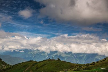 Highlands güzel bulutlar ile